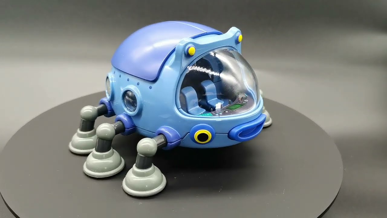 Cobalt Light Octonauts Terra GUP 1 Metal Toy Vehicle Rescue Ship Model Octopod Children's Gifts