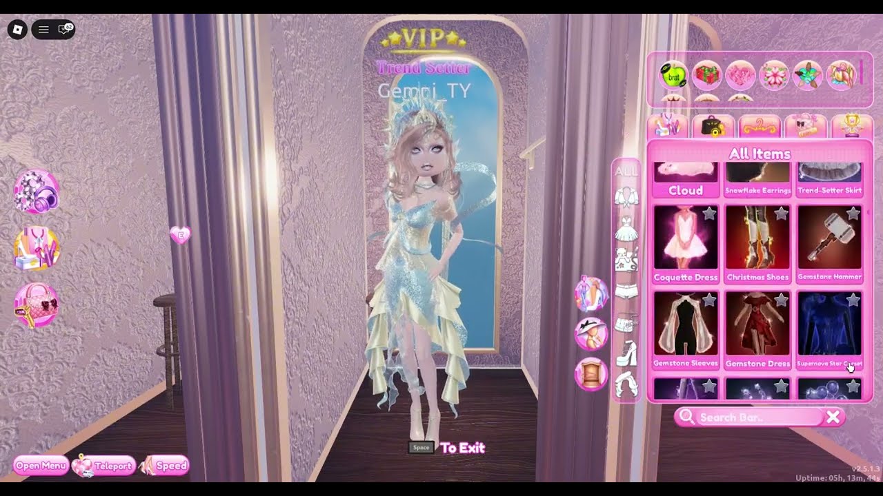 doing challenge with the valentines quest clothes