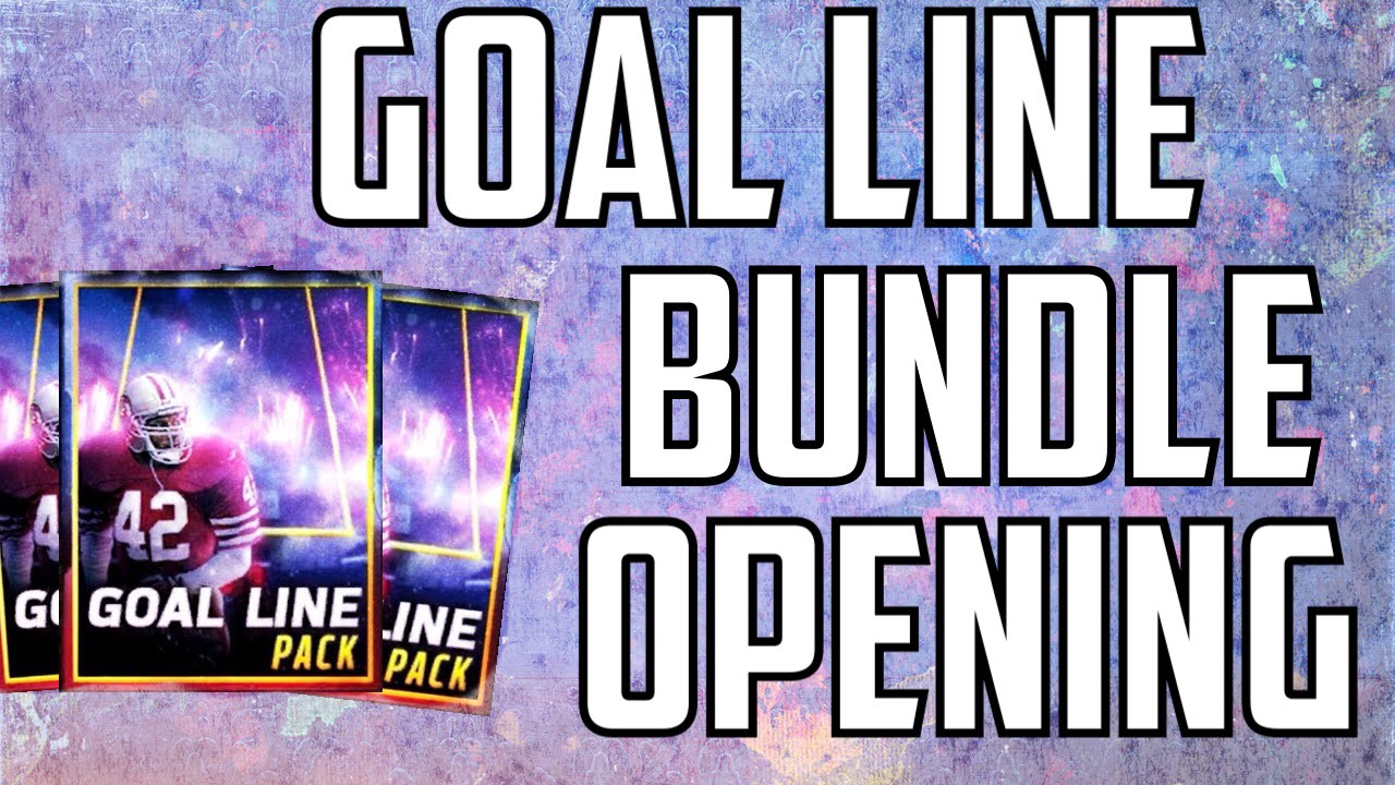 GOAL LINE BUNDLE OPENING! MADDEN MOBILE 16