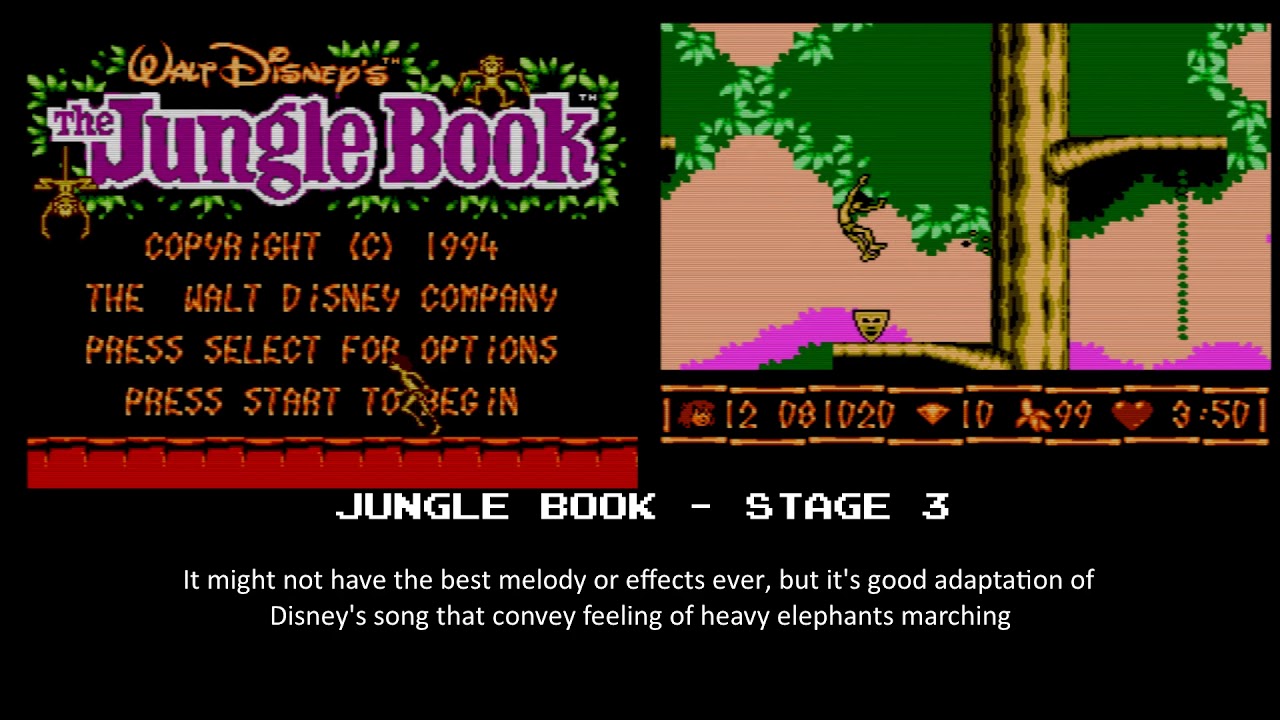 Jungle Book (NES) - Stage 3