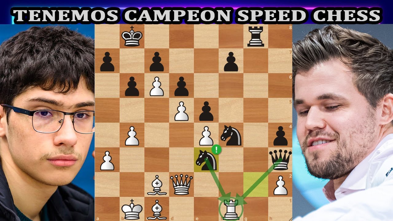 UNA JOYA POSICIONAL Alireza Firouzja vs Magnus Carlsen gran Final Speed Chess Championship 2025