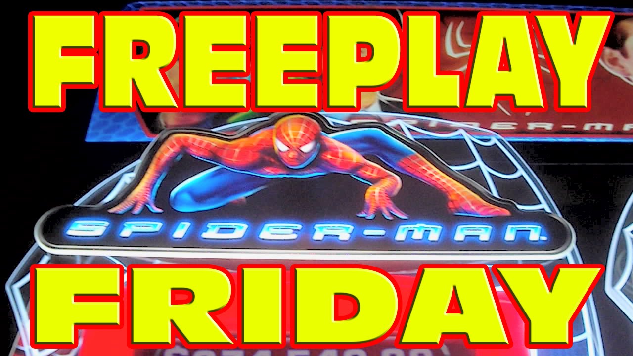 FREEPLAY FRIDAY: Spider Man Slot Machine LIVE PLAY Win