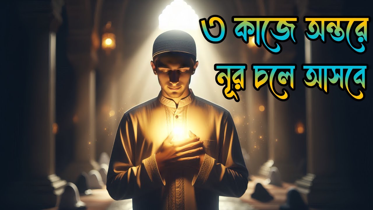 তিনটি কাজ করলে হৃদয়ে ঈমানের নূর জ্বলে উঠবে | Powerful Islamic Reminder
