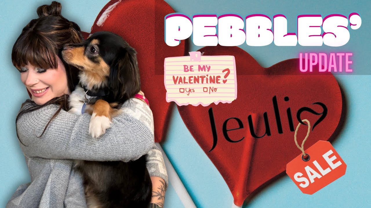 2026 Jeulia Valentine's Day sale & Pebbles' update!#jeuliajewelry #JeuliaValentine #JeuliaLoveLetter