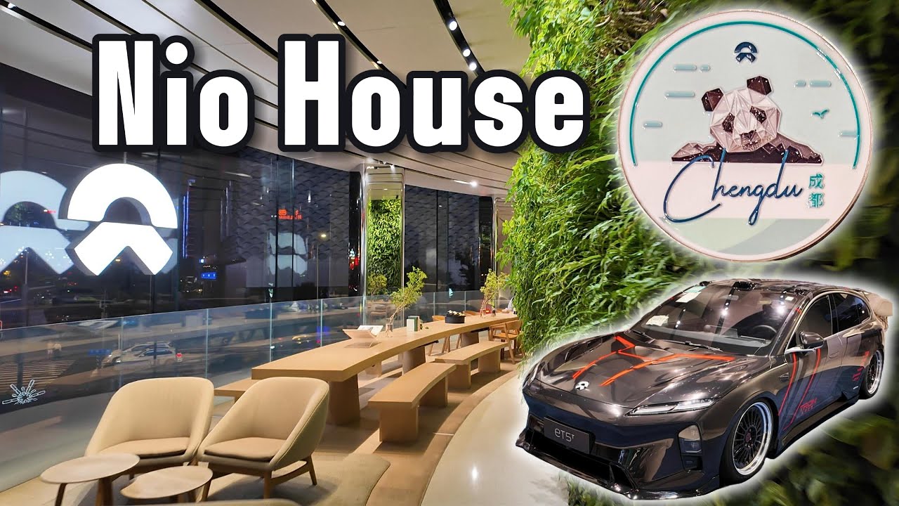 🌟 Посещение потрясающего флагманского магазина NIO House в Чэнду, Китай | Семейный видеоблог о пу...