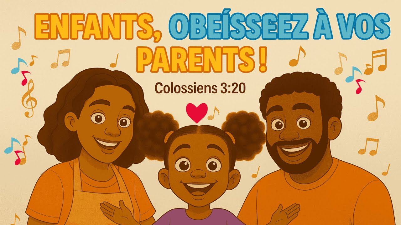 🎵 Enfants, ob&eacute;issez &agrave; vos parents ! - Colossiens 3:20 | Chanson chr&eacute;tienne pour enfants