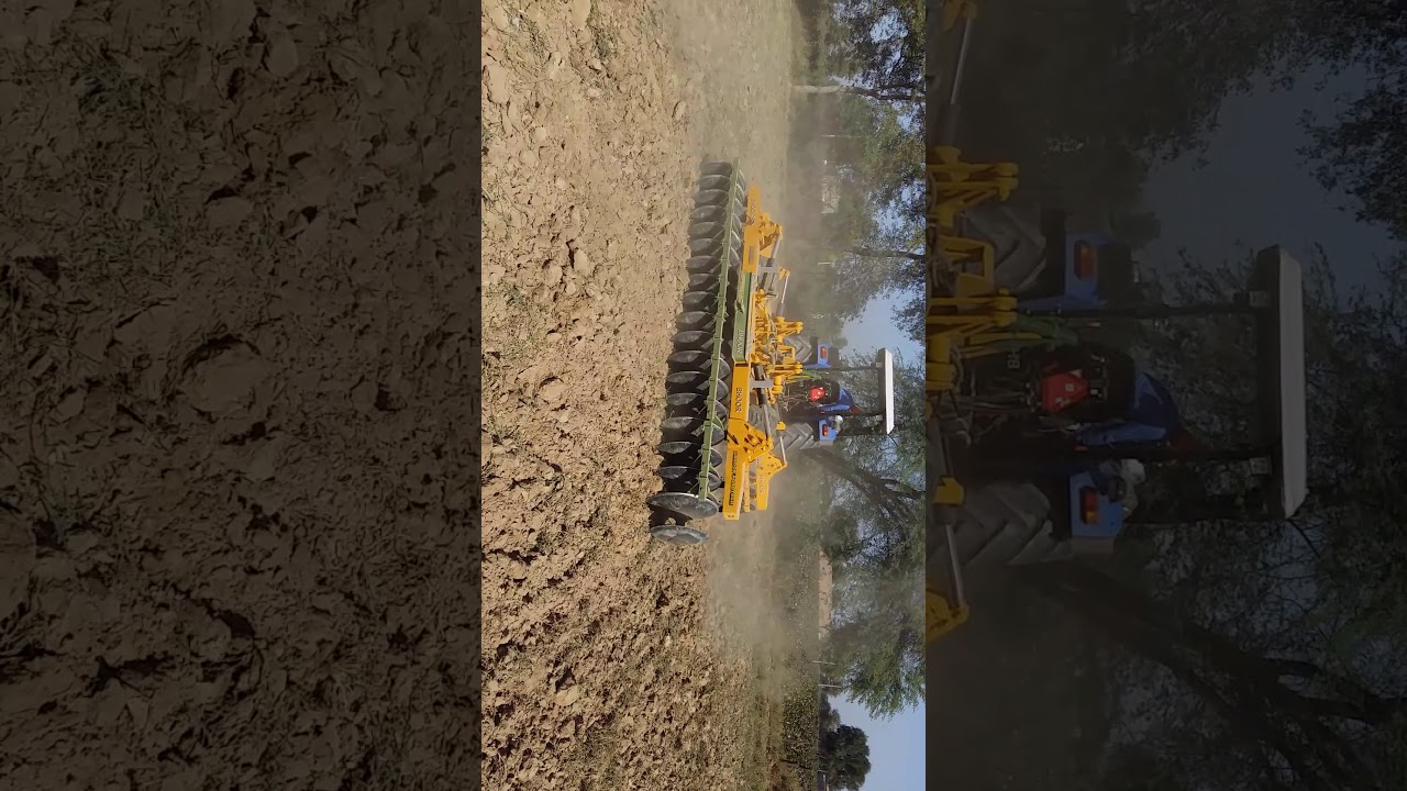 Sonalika 4&times;4 Hydrolic Harrow 36 Disc Bhoor implement