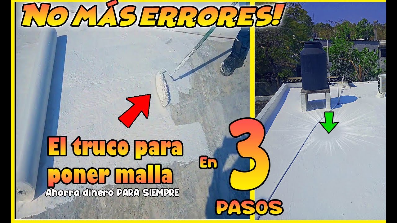 💦  Como PONER MALLA de REFUERZO en 3 Minutos! (PARA SIEMPRE)