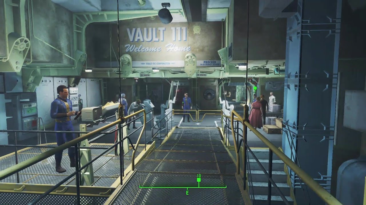 Fallout4 Easy way to fight your way out of Vault 111