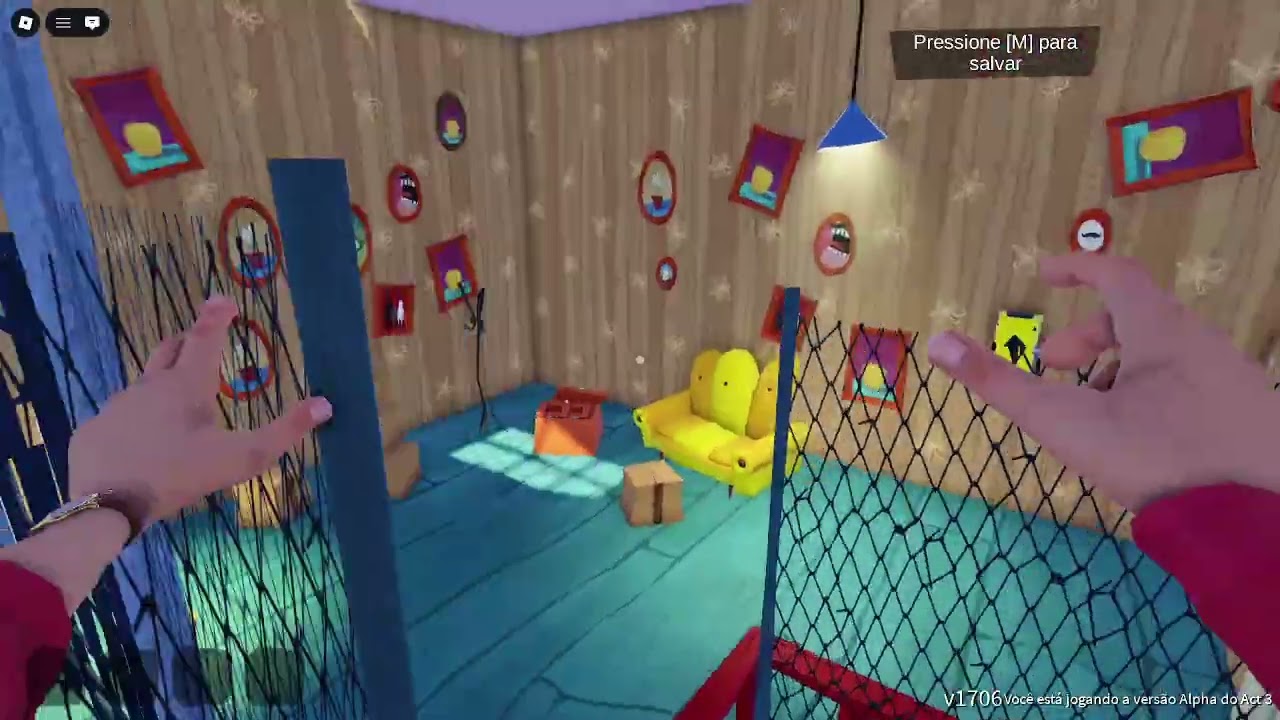 Hello Neighbor no roblox é bizarro kkkkkkkkkkk ato 2