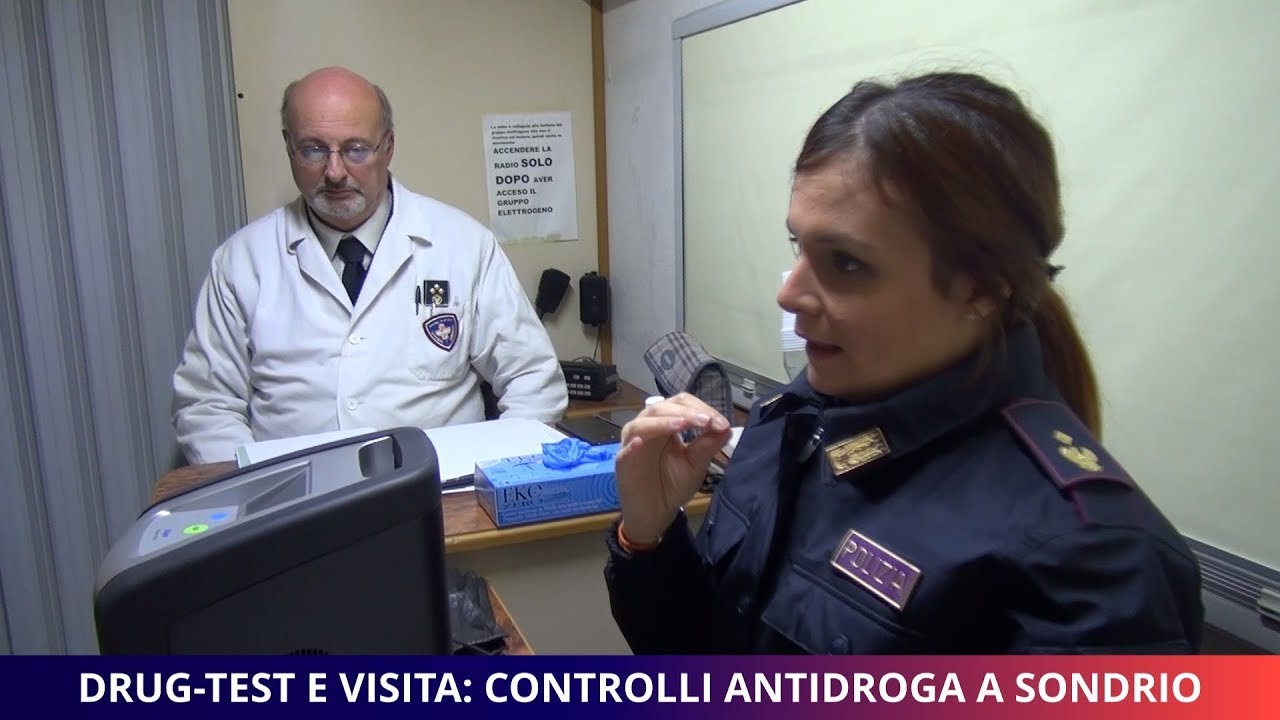 Drug-test e visita: controlli antidroga a Sondrio