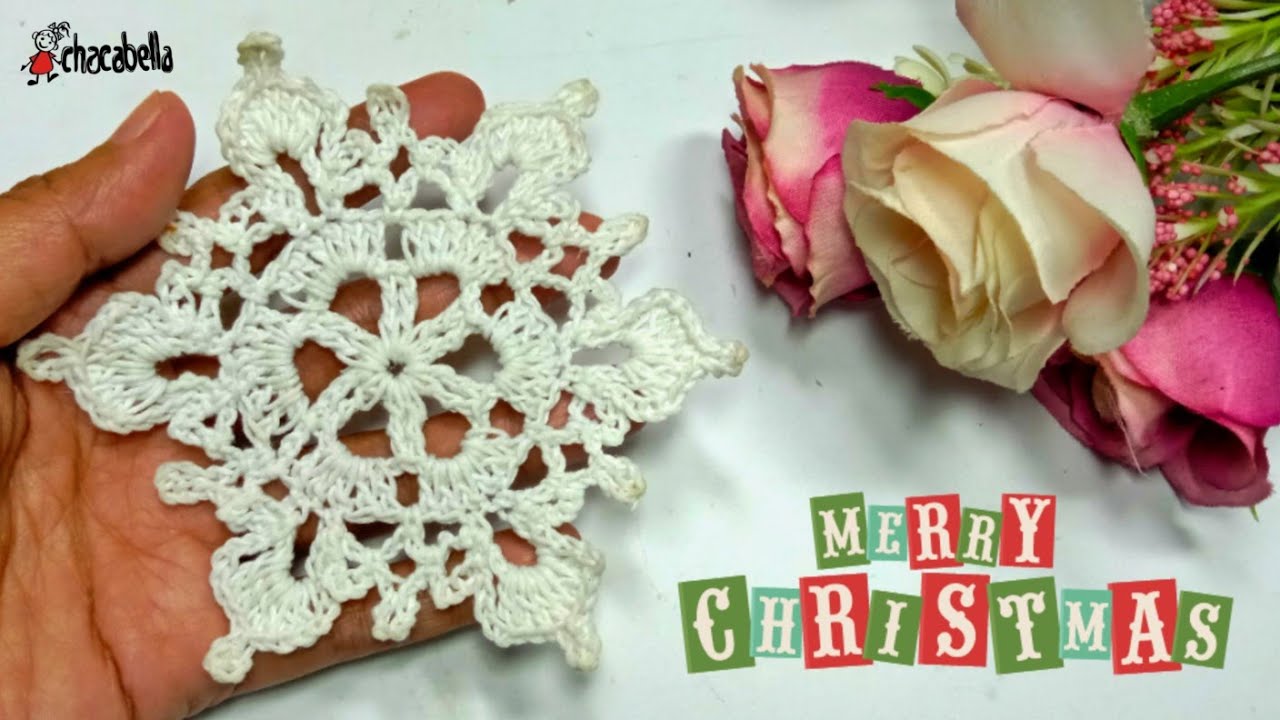‼️Crochet Christmas Ideas 💥Super Easy Crochet Snowflakes Ornaments ❄️ Type 2 Crochet snowflake