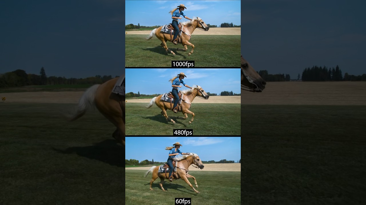 Slow Motion Horse 1000fps