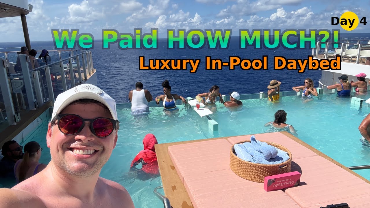 We Rented the Best Spot Onboard: In-Water Daybed at The Hideaway | Star of the Seas 🚢