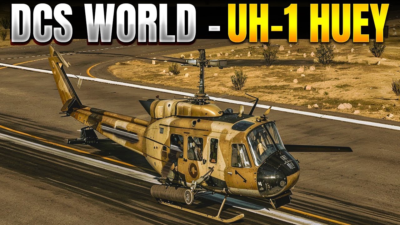 DCS World UH-1 Huey Landing Tutorial