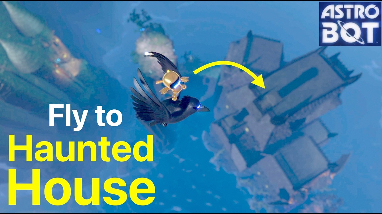 Astro Bot: Fly to Haunted House