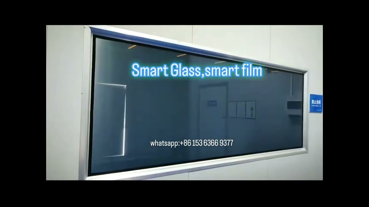 Electrochromic glass film, electronic control switchable smart film,Smart Glass #pdlcfilm #smartfilm