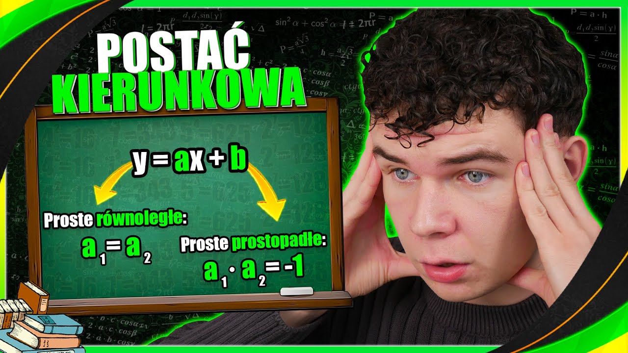 RÓWNANIE KIERUNKOWE PROSTEJ - geometria analityczna