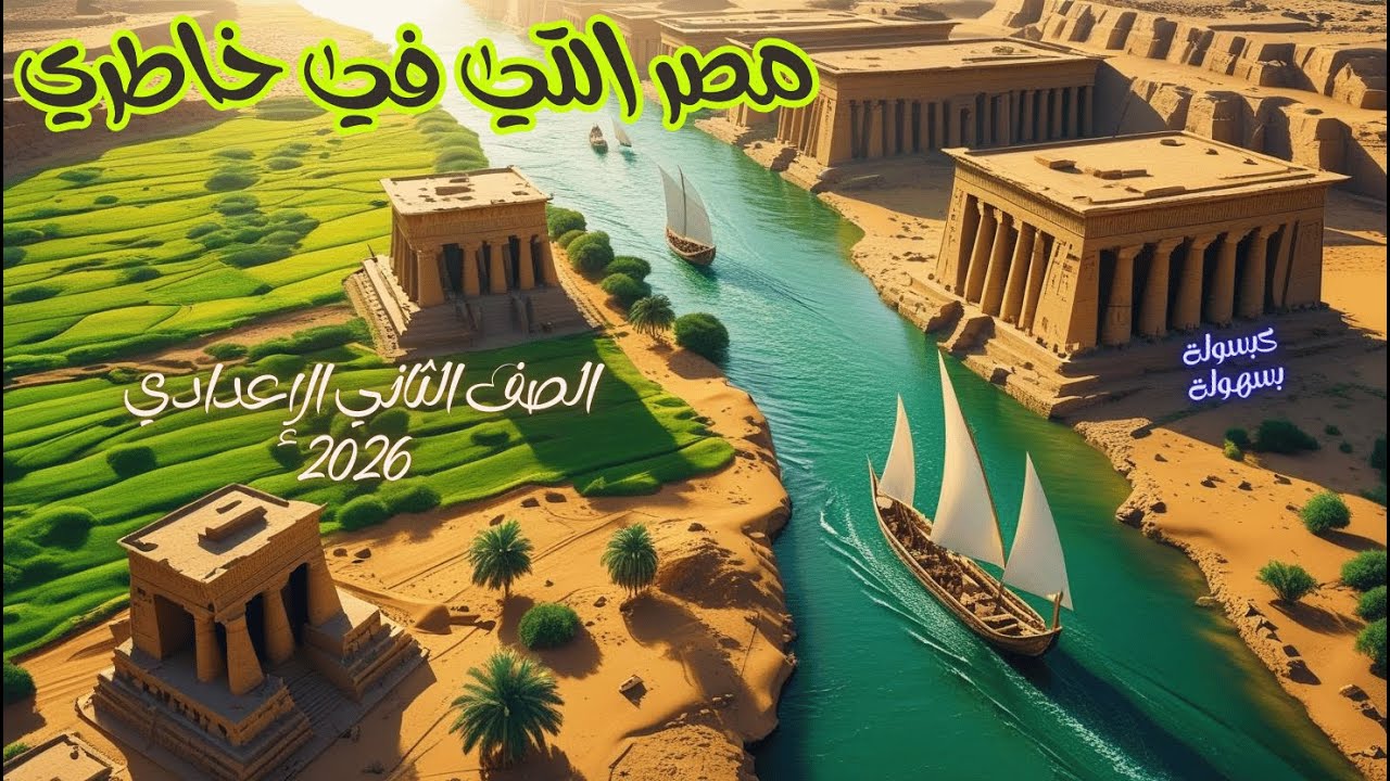 مصر التي في خاطري للصف الثاني الاعدادي - نص مصر التي في خاطري - الصف الثاني الإعدادي ( بطريقة سهلة )
