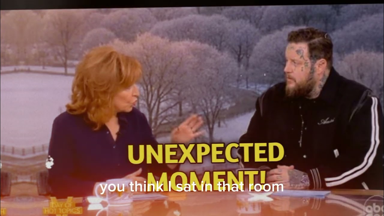 Jelly Roll Fires Back at Joy Behar During Live TV Confrontation