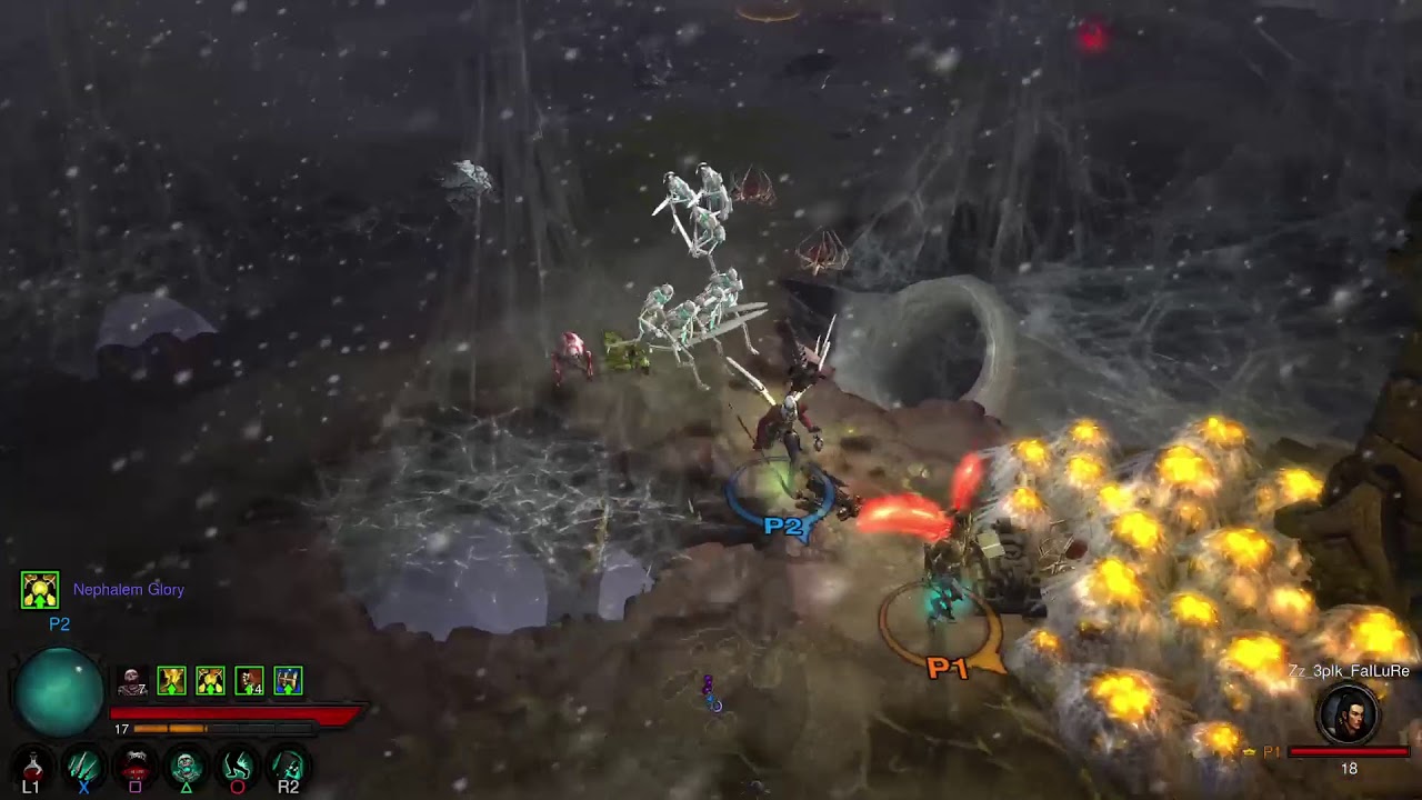 Diabolo 3 (PS4Pro) Ranking up and killing stuff