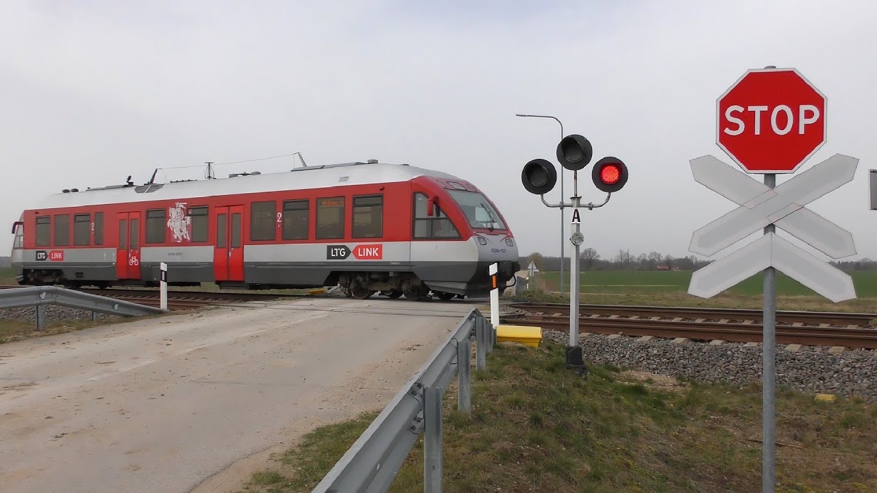 Geležinkelio pervaža Surgučiai | Railroad Crossing in Lithuania
