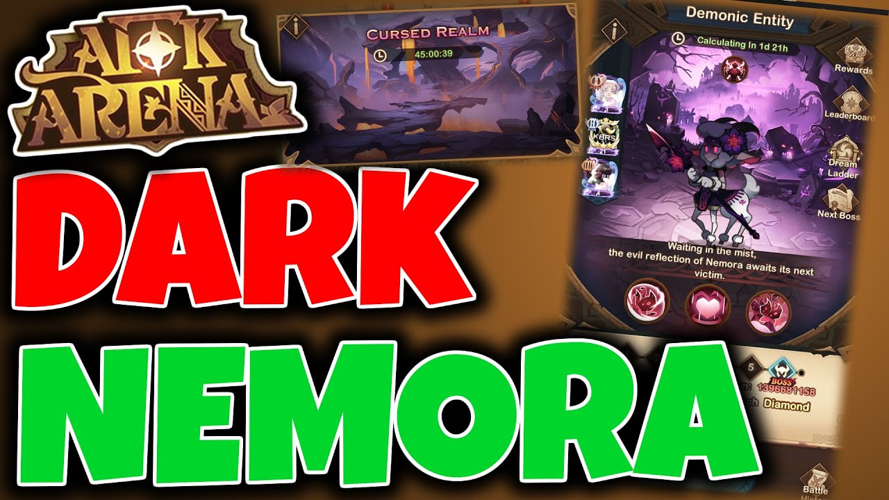 Dark Nemora/ Demonic Entity META Teams for CR // AFK ARENA Cursed Realm Guide