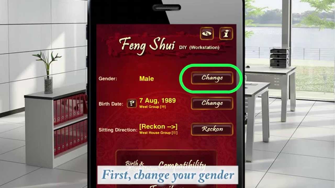 Feng Shui DIY Workstation (mobile) for iphone, ipad, android, samsung