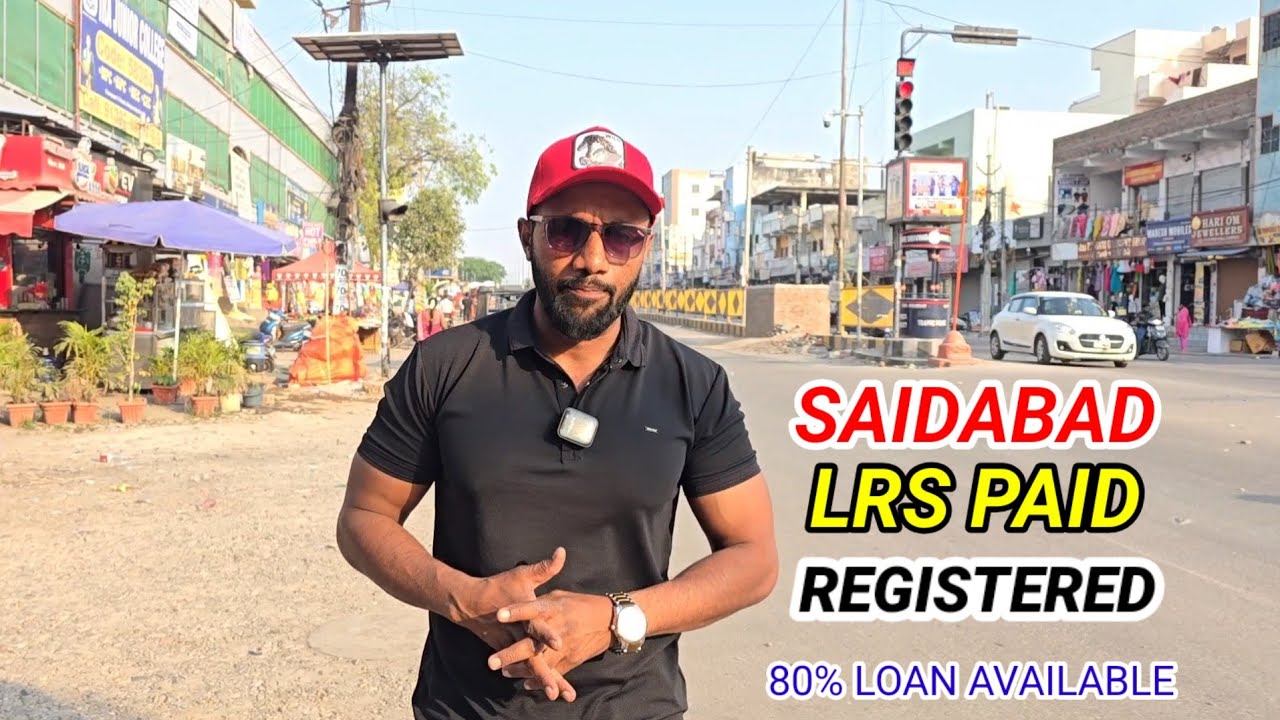 PLOT FOR SALE IN SAIDABAT CHAMPAPET HYDERABAD 80% BANK LOAN LRS PAID