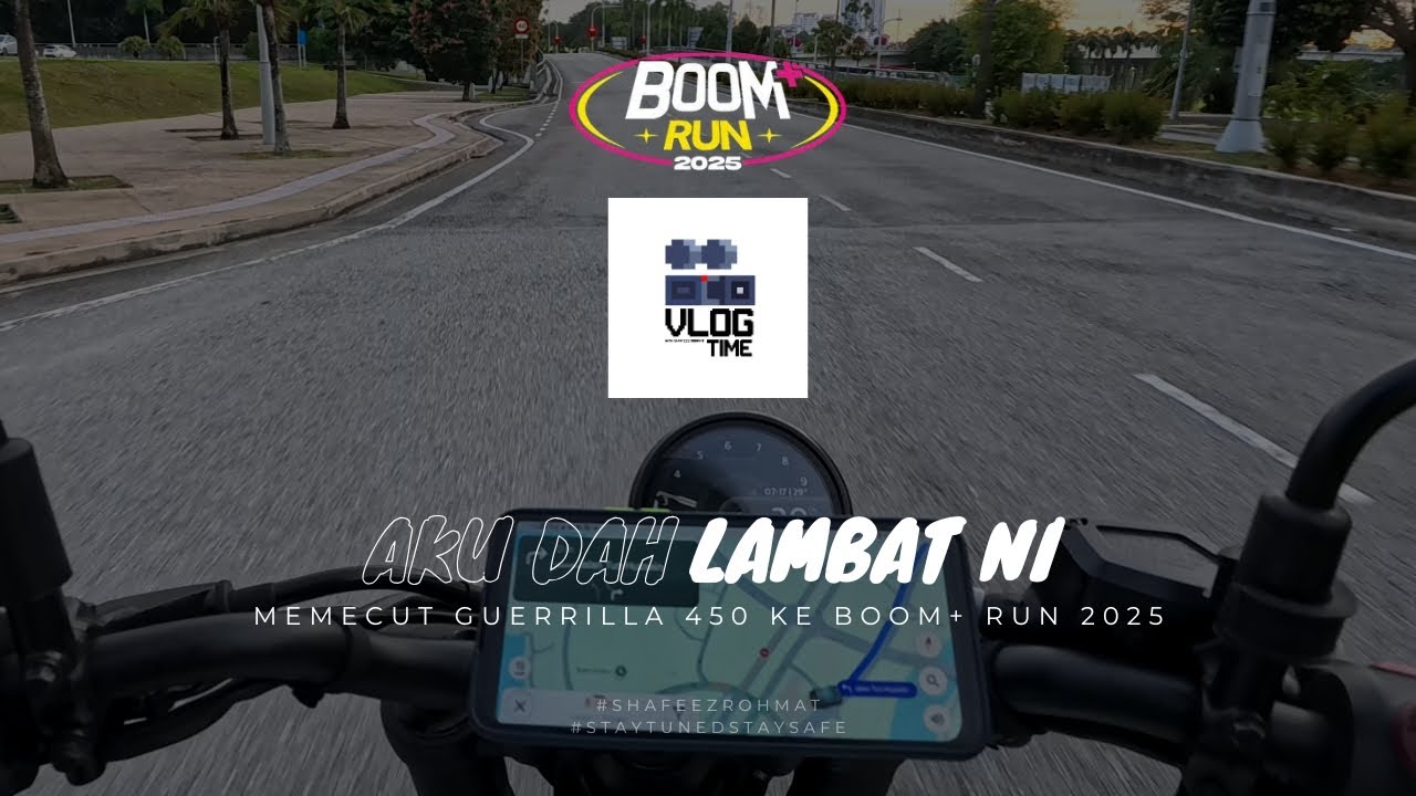 Aku Dah Lambat Ni | BOOM+ Run x GRR450 | VLOG TIME [4K]