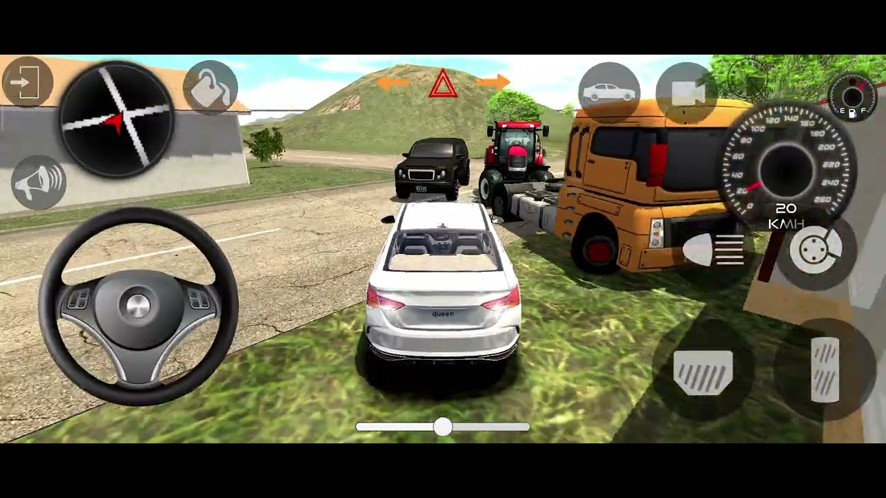 3D driving Queen driveway 😯😯
