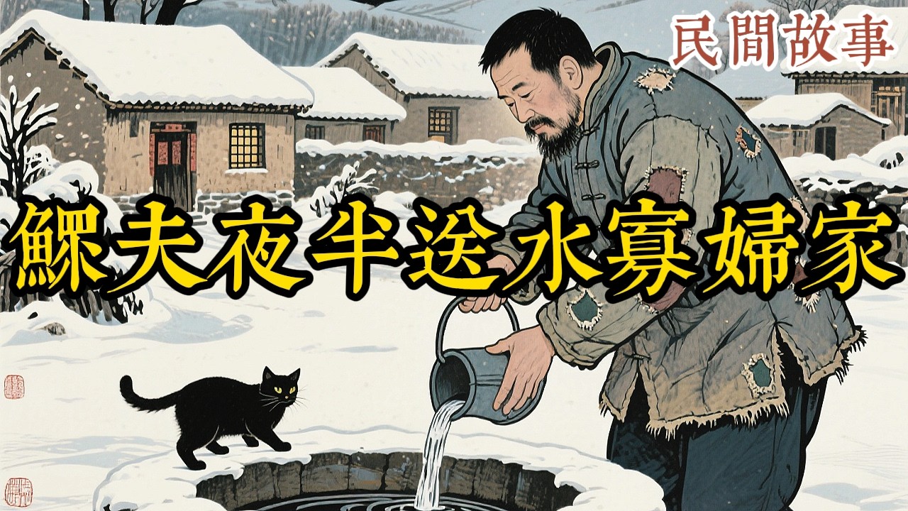 破屋半夜水缸自動變滿？寡婦半夜不睡死守門後，竟撞見隔壁單身漢翻牆進院！兩家人變成了一家人。#民间故事 #故事頻道 #听书 #民間故事 #有聲書 #說書 #睡前故事 #情感