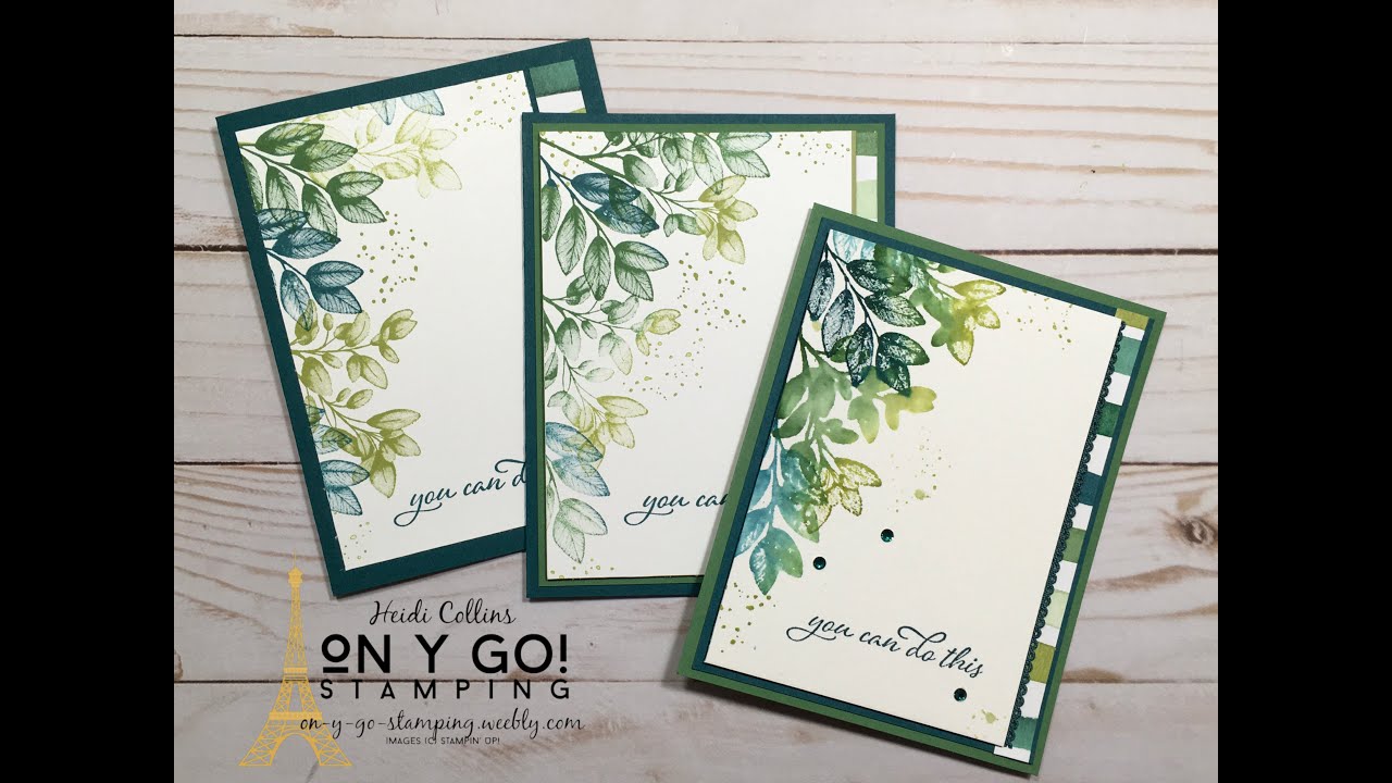 From Simple to Chic to Oh là là, 1 Card, 3 Styles with the Forever Fern Stamp Set from Stampin' Up!