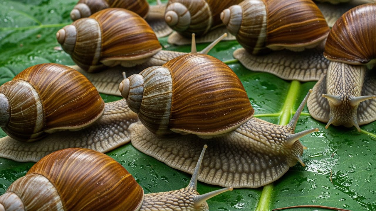 Nveiling the Microscopic World of a Snail Colony 