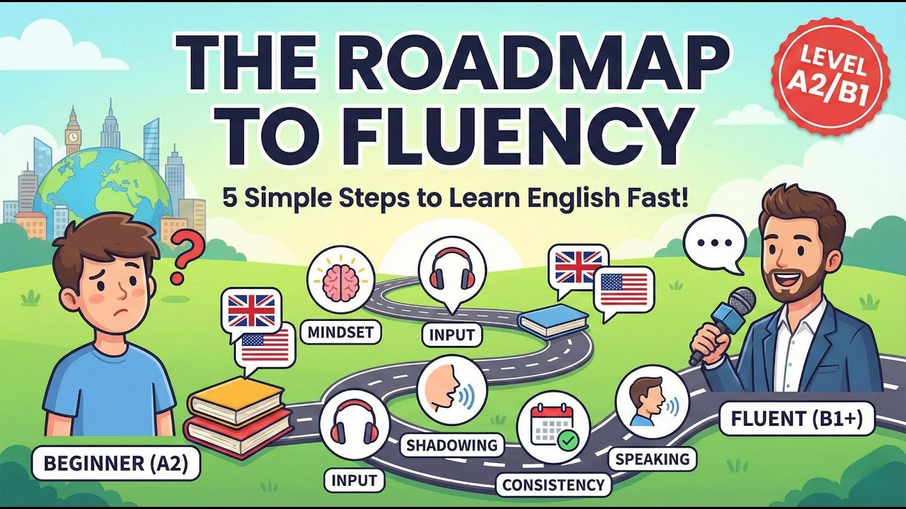 How to Learn English Fast: 5 Easy Steps (Podcast for Beginners)