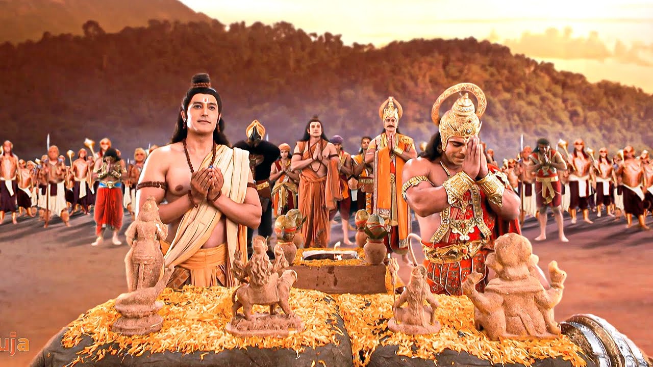 रावण से युद्ध के पहले प्रभु राम ने अपने सेना के साथ किया हवन   || संकटमोचन महाबली हनुमान ||