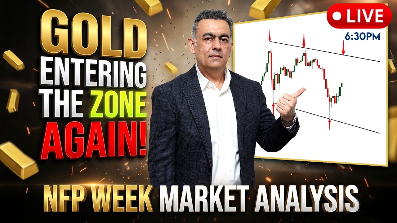 🔴 GOLD ENTERING THE ZONE AGAIN! NFP WEEK MARKET ANALYSIS