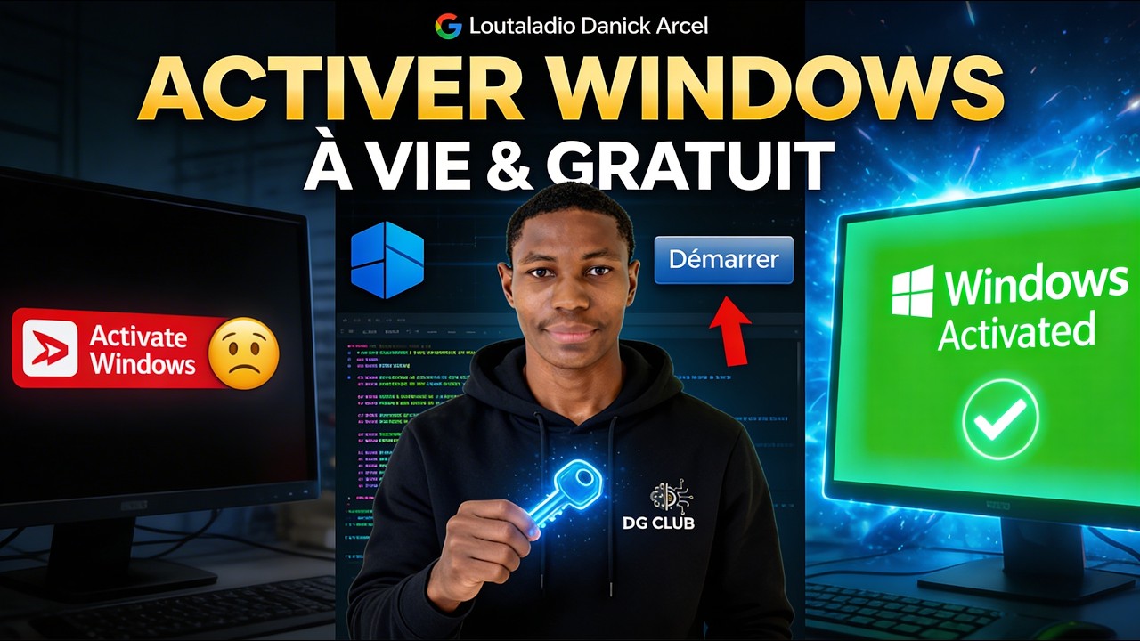 Comment Activer Windows 10/11 GRATUITEMENT en 2026 (M&eacute;thode Officielle) #ActivationWindows #danick