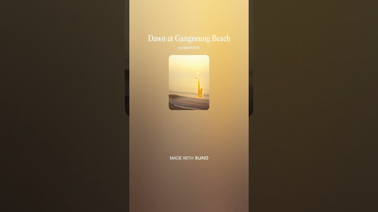Dawn at Gangneung Beach