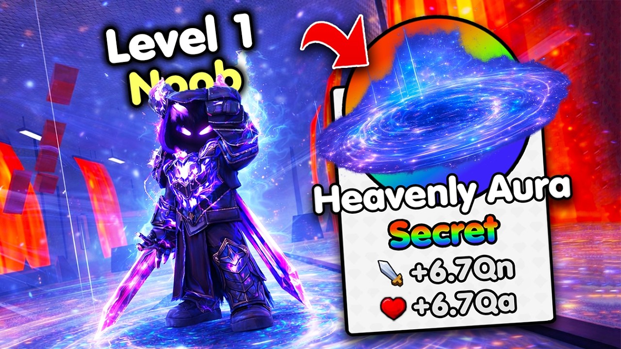 Starting Over as NOOB with OP SECRET in +1 Speed Aura Escape! (Roblox)