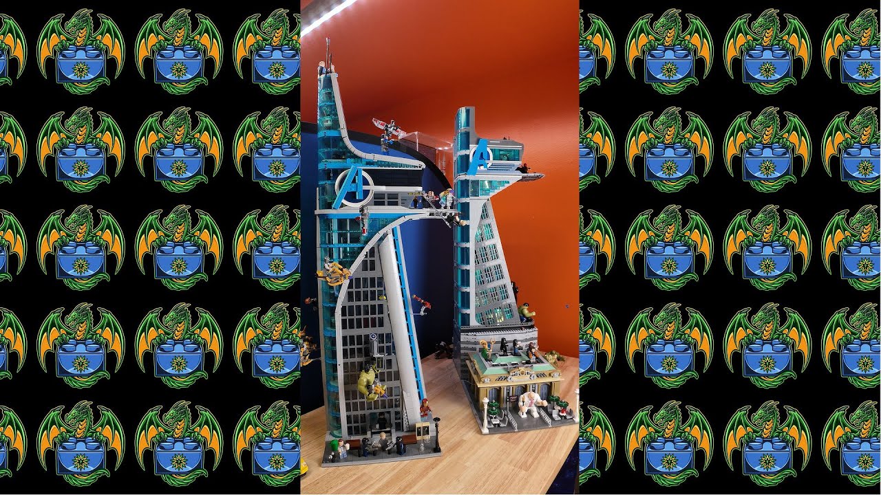 Panlos Hero Tower vs Lego Avenger's Tower set comparison