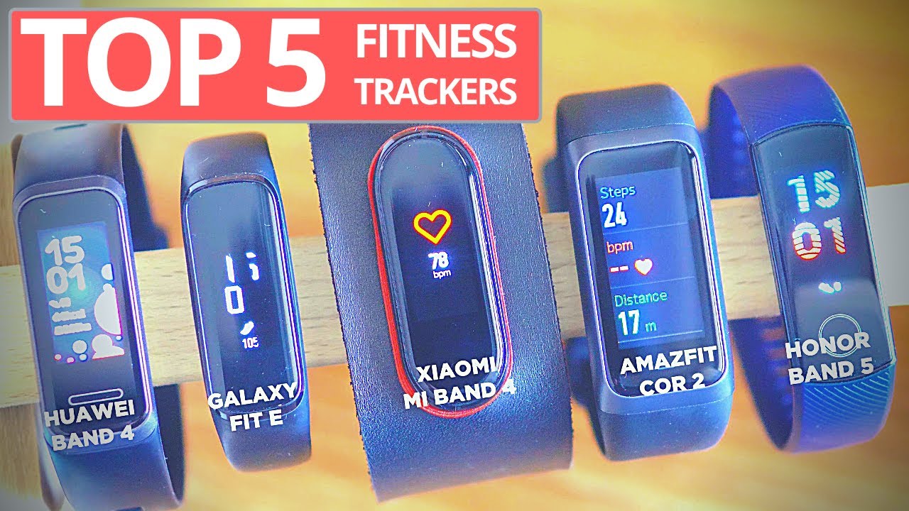 Top 5 Fitness Trackers Below $50!