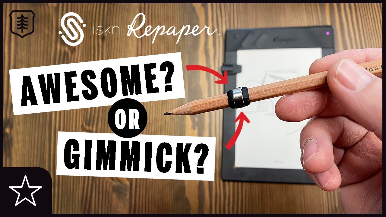This DRAWING TABLET Works With REAL Pencils! - iskn Repaper REVIEW