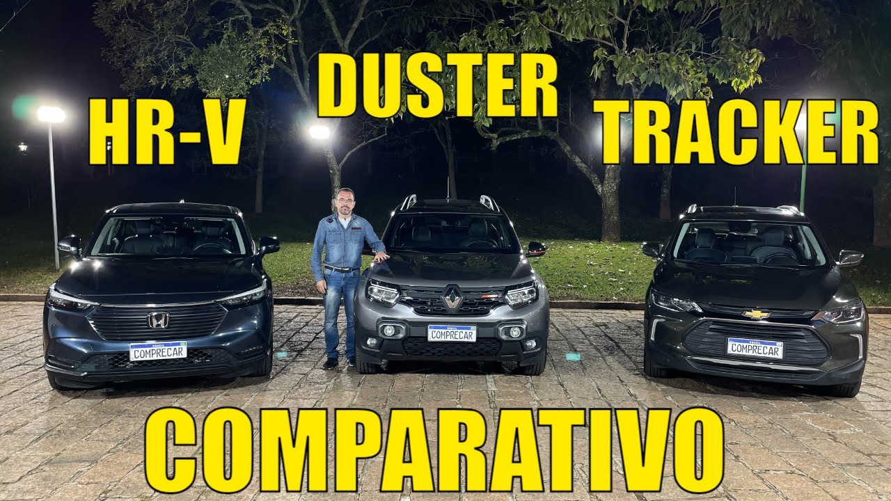 Comparativo: Honda HR-V x Renault Duster x Chevrolet Tracker