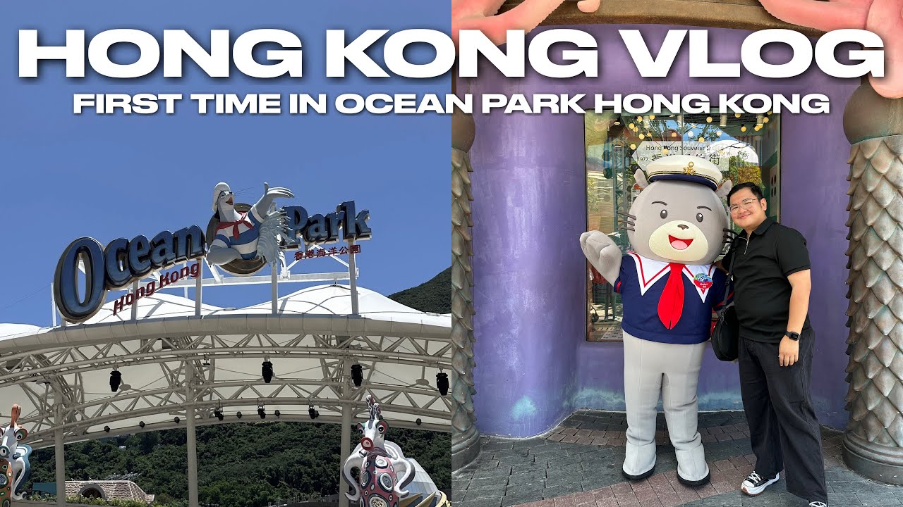 HONG KONG VLOG • First time in Ocean Park Hong Kong | Ivan de Guzman
