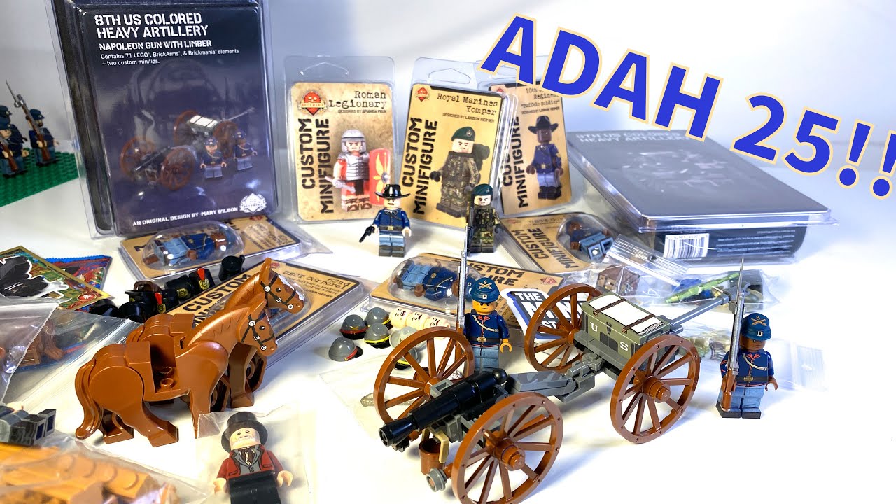 ADAH #25: Brickmania Minifigures, Civil war artillery and TMC
