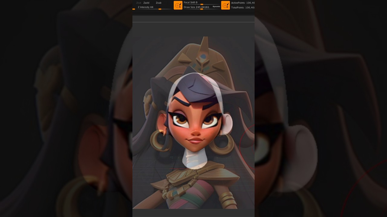 🔥Spotlight Projection in zBrush Tutorial. Project any image onto a mesh!