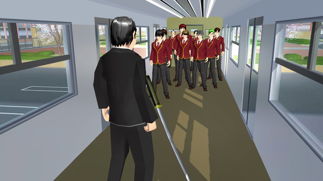 Inside the train || SAKURA School Simulator