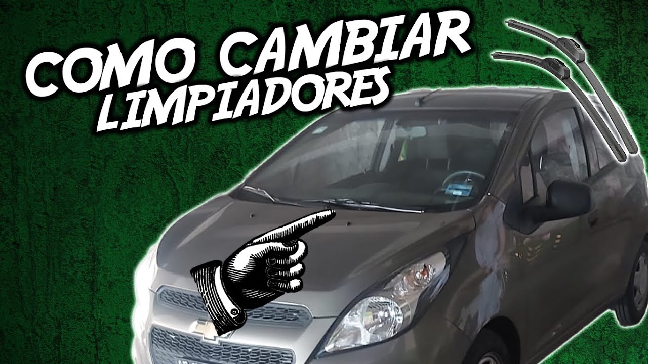COMO CAMBIAR LIMPIADORES/ LIMPIAPARABRISAS CHEVROLET SPARK