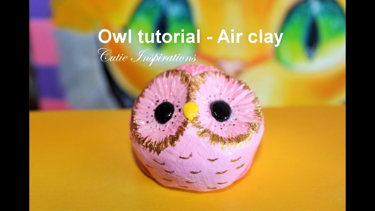 DIY Owl - Air clay tutorial